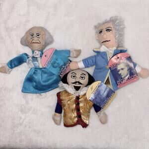 Magnetic Personalities (3) Magnet Finger Puppets: Hamilton, Shakespeare, Susan B